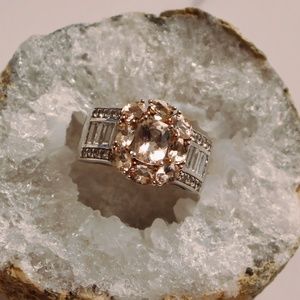 Pink Morganite Sterling Silver